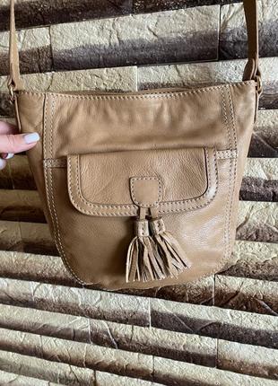 Шкіряна сумка в стилі вінтаж