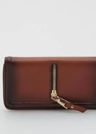Кошелек с декоративной молнией