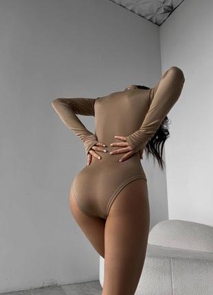 Термободі гольф, боді термо водолазка, термо боді гольфом, боді на флісі з коміром