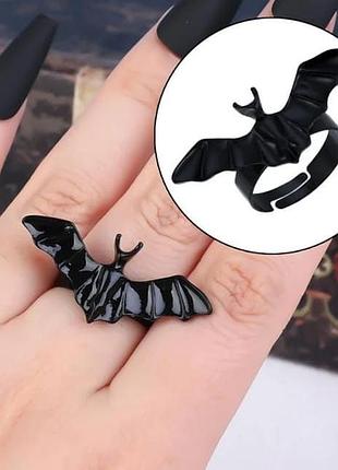 Колечко на хеллоуин "летучая мышь" регулируется