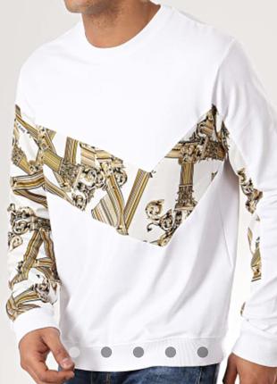 Кофта свитшот мужская b7gtb7fo 13850 versace jeans couture men's man light sweater sports hoodie