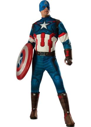 Карнавальный, костюм на хеллоуин капитан америка, супергерои