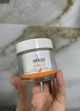 Зволожуюча  нічна маска з вітаміном с від image skincare