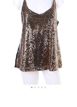 Майка топ з паєтками розмір 16