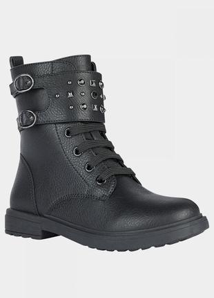 Женские черные ботинки geox original