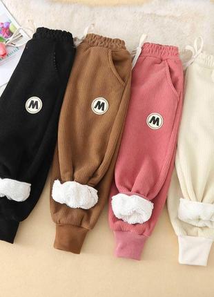 Утепленные спортивные штаны для детей (16)