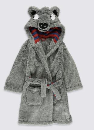 Флисовый халат мешка махровый халат мишка плюшевый халат m&amp;s