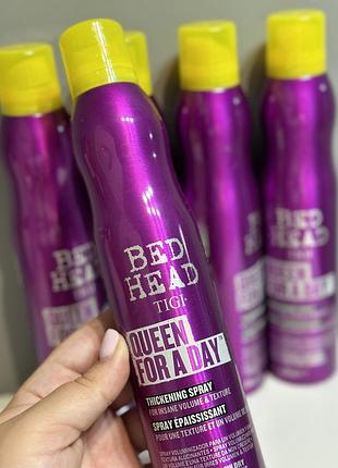 Tigi bed head queen for a day спрей для объема волос