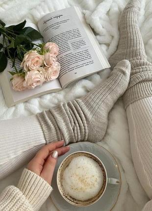 Жіночі шкарпетки носки термо з високоякісної вовни ягня 35-40