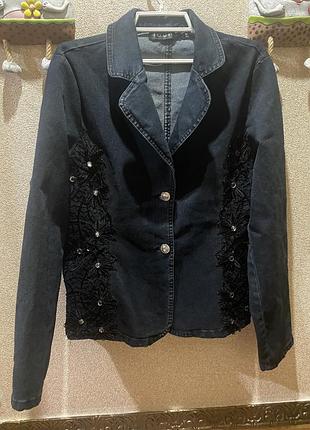 Джинсовый пиджак