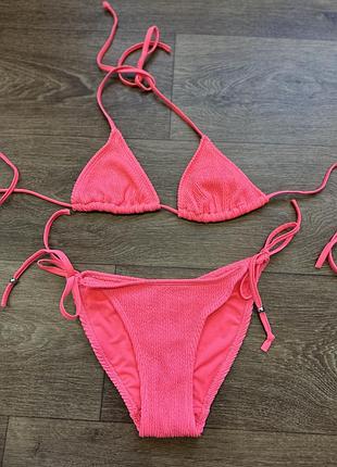 Женский купальник розовый primark