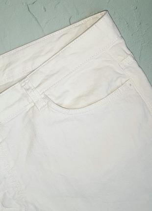 🌿1+1=3 джинсові білі жіночі шорти висока посадка julipa, розмір 58 - 606 фото