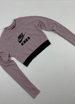 Спортивний лонгслів укорочений nike