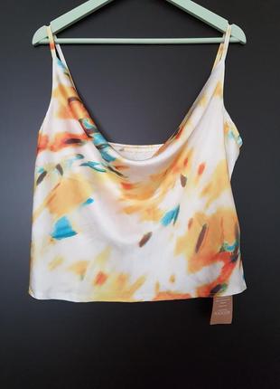 Топ майка шелковая/ сатиновая