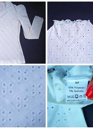 Кофточка гольф с шитьем для девушек разм м новая 7