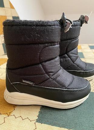 Дутики ботинки ботинки h&amp;m waterproof на мальчика 25р ( 16см )