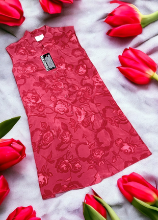 Брендовая удлиненная блуза jon stevens london цветы этикетка