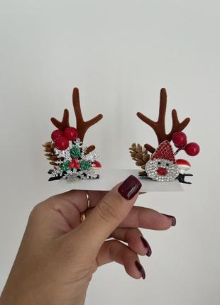 Новогодние заколочки