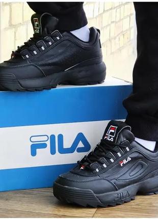 Кросівки fila disruptor чорні жіночі