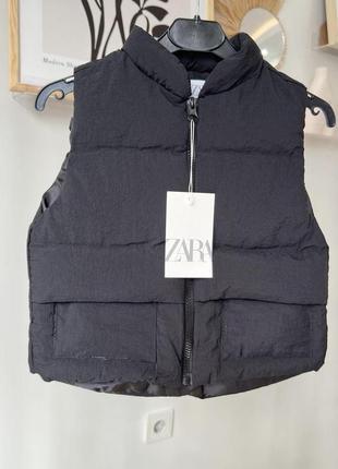 Дитяча жилетка zara чорна