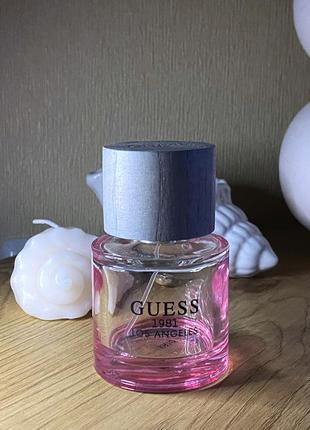 Остатки во флаконе guess- 1981 los angeles women 🇺🇸 гесс - лос анджелес edt туалетная...