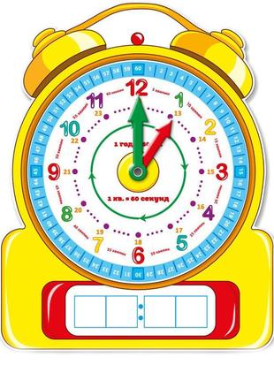 Навчальна іграшка навчальний годинник 66289