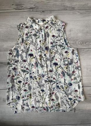 Блуза с цветочным принтом h&amp;m