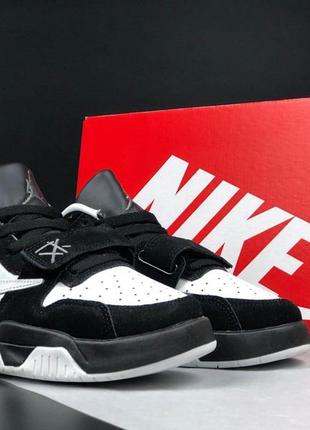 12098 nike travis scott x jordan jumpman  чорні з білим