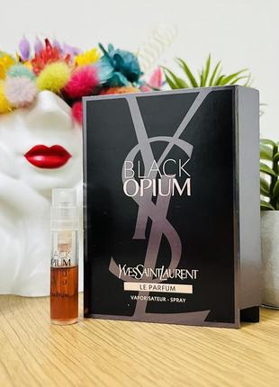 Оригинальный пробник парфюмированная вода yves saint laurent black opium le parfum