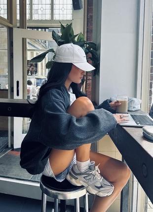▪️сірі замшеві жіночі кросівки new balance 9060 натуральна замша
