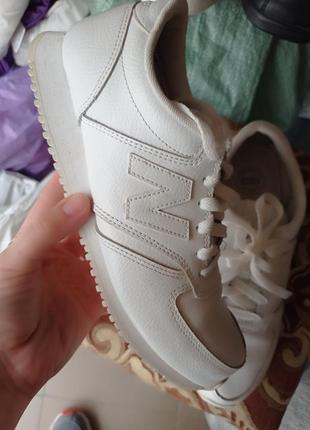 Кожаные кроссовки new balance 420