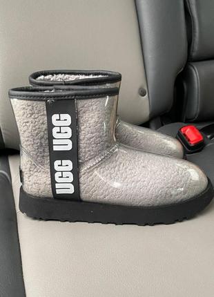Уггі угги жіночі сірі гумові осінні весняні зимові ugg