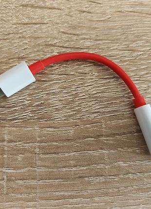 Перехідник для one plus usb type-c на мini jack 3.5 мм.