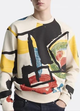 Світшот  чоловічий picasso graphic sweatshirt by zara