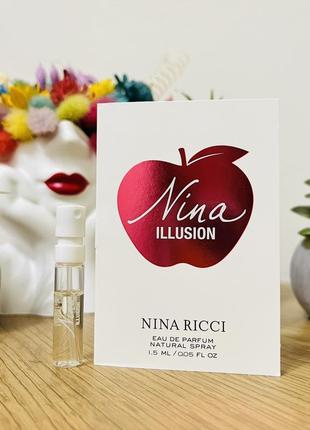 Оригинальный пробник парфюмированная вода nina ricci nina illusion