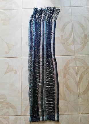 Женский шарф с люриксовой ниткой