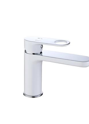 Змішувач для раковини qtap jay qtjay270crw45551 chrome/white