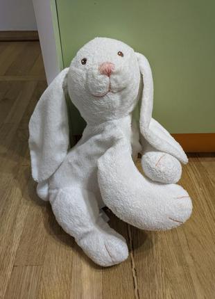 Белый зайчик - мягкая игрушка 3