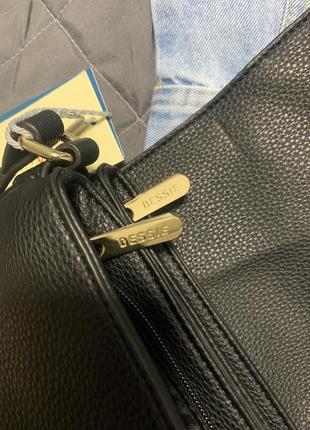 Шикарная кожаная сумка брендовая8 фото