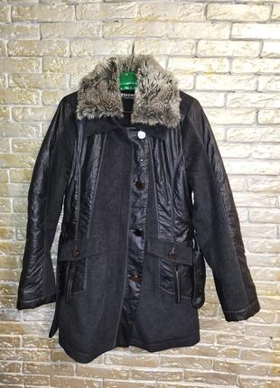 Beaumont amsterdam куртка пальто шерсть и нейлон