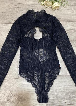 Сексуальне, еротичне мереживне боді hunkemoller, р.xs-s