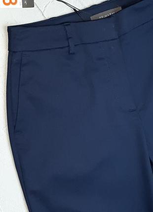 🎁1+1=3 новые фирменные темно-синие зауженные брюки primark, размер 44 - 466 фото