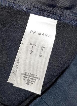 🎁1+1=3 новые фирменные темно-синие зауженные брюки primark, размер 44 - 468 фото