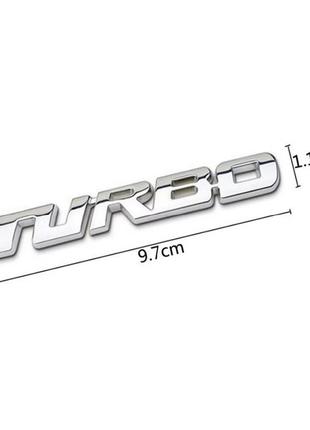 Автомобільні наклейки з турбонаддувом 3d