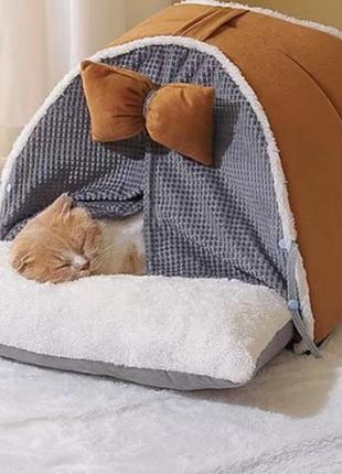 Ліжко будинок лежанка для кішки кота собачки1 фото