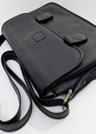 Добротная кожаная сумка crossbody 6