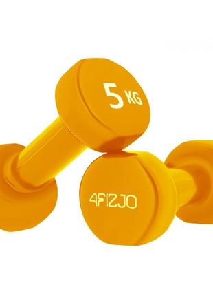 Гантели виниловые 4fizjo 2 x 5 кг 4fj0210 кг