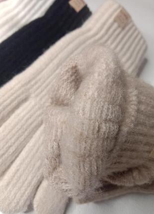 Молодежные вязаные сенсорные перчатки пальчата перчатки