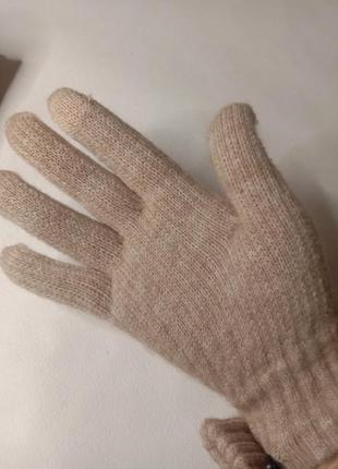 Молодежные вязаные сенсорные перчатки пальчата перчатки