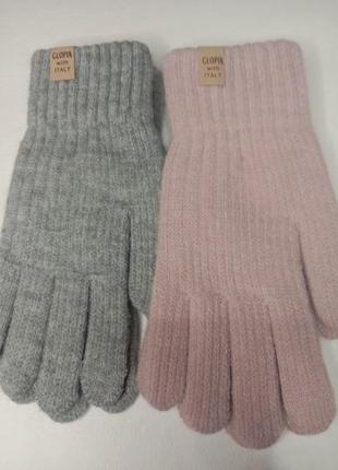 Молодежные вязаные сенсорные перчатки пальчата перчатки